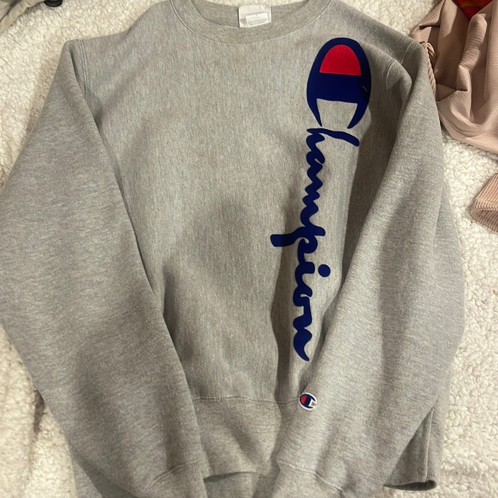 Champion gray crewneck
